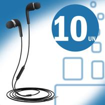 Fone De Ouvido Intra Auricular Com Microfone Kit Com 10 Fone De Ouvido Intra Auricular Com Microfone Kit Com 10