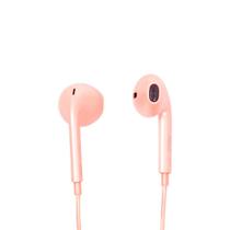 Fone de ouvido intra auricular, com microfone, oex colormood, rosa fn204