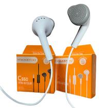 Fone de Ouvido Intra-Auricular Com Microfone P2 Stereo C550 Branco - Relogs