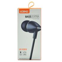 Fone De Ouvido Intra-Auricular Extra Grave Lelong Le-0203 Fone De Ouvido Intra-Auricular Extra Grave Lelong Le-0203