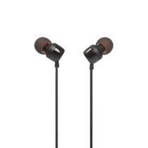 Fone de Ouvido Intra-Auricular JBL Tune 110, com Fio e Microfone, Pure Bass, Preto - JBLT110BLKE Fone de Ouvido Intra-Auricular JBL Tune 110, com Fio e Microfone, Pure Bass, Preto - JBLT110BLKE