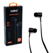 Fone de Ouvido Intra-Auricular Lelong LE-0201 Com Microfone Bass Potente P2