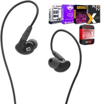 Fone de ouvido intra-auricular MEE audio Pinnacle P2 Hi Fidelity Black