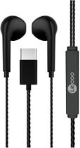 Fone de ouvido intra auricular usb-c eh104 preto lecoo