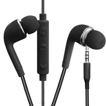 Fone de Ouvido IntraAuricular com Fio e Microfone P2 3,5mm Estéreo Som Potente Graves Reforçados