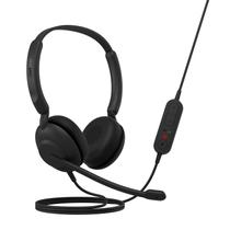 Fone de ouvido Jabra Evolve 10 com fio com microfone com cancelamento de ruído preto