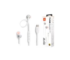Fone De Ouvido Jbl Com Fio Tune 310c Usb C Jbl Branco Fone De Ouvido Jbl Com Fio Tune 310c Usb C Jbl Branco