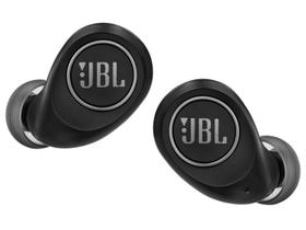 Fone de Ouvido JBL Free X Bluetooth Preto Sem Fio IPX5 com Estojo Power Bank FreeX JBLFREEXBLKBT Fone de Ouvido JBL Free X Bluetooth Preto Sem Fio IPX5 com Estojo Power Bank FreeX JBLFREEXBLKBT