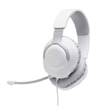Fone de Ouvido JBL Quantum 100 Branco Headset Gamer com Microfone Destacável e Controle de Volume