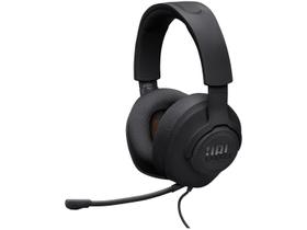 Fone de Ouvido JBL Quantum 100 M2 Headset Gamer Preto Microfone Boom Destacável Fone de Ouvido JBL Quantum 100 M2 Headset Gamer Preto Microfone Boom Destacável