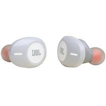 Fone de Ouvido JBL Tune 120TWS Bluetooth Branco Sem Fio com Estojo Carregador +12h JBLT120TWSWHT 120