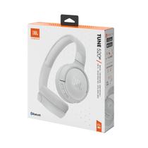 Fone de Ouvido JBL Tune 520BT Bluetooth 5.3, 33MM, Multipontos Até 57 Horas de Bateria - Branco