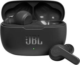 Fone de Ouvido JBL Wave 200 TWS Preto Bluetooth com Graves Potentes e Bateria Duradoura Fone de Ouvido JBL Wave 200 TWS Preto Bluetooth com Graves Potentes e Bateria Duradoura
