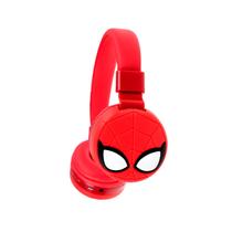 Fone de ouvido KARLER KR 9900 SPIDERMAN Design com Bluetooth 5.0
