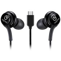 Fone de Ouvido Keytime Soundwave USB Tipo C com Mic Preto