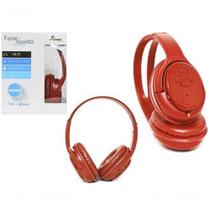 Fone De Ouvido Kp-360 Bluetooth Fm - Vermelho