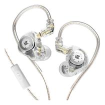 Fone De Ouvido Kz Edx Pro Com Microfone - Cristal Cor Branco - Congratulations Store Fone De Ouvido Kz Edx Pro Com Microfone - Cristal Cor Branco - Congratulations Store