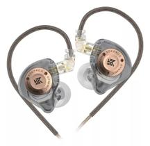 Fone de Ouvido KZ EDX Pro X Cinza In-Ear com Microfone