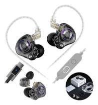 Fone De Ouvido Kz Gale Gamer In Ear Com Mic Cabo Usb-c 2025 - Preto Fone De Ouvido Kz Gale Gamer In Ear Com Mic Cabo Usb-c 2025 - Preto