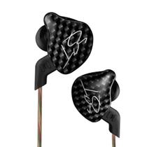 Fone de Ouvido KZ ZST Preto In-Ear Híbrido sem Mic Fone de Ouvido KZ ZST Preto In-Ear Híbrido sem Mic