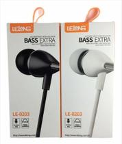 Fone de ouvido le-0203 lelong Fone de ouvido le-0203 lelong