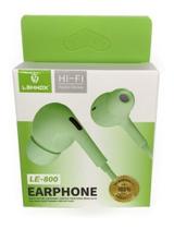 Fone de ouvido lehmox le-800 intra auricular