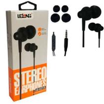 Fone De Ouvido Lelong Preto Le-0213 Fone De Ouvido Lelong Preto Le-0213