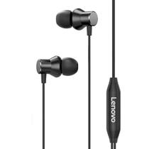 Fone de ouvido Lenovo HF 130 in ear estereo com microfone P2 3.5 mm smartphone e notebooks