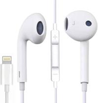 Fone De Ouvido Lightning Compatível iPhone Som de Alta Qualidade