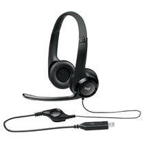 Fone De Ouvido Logitech Headset Usb H390 C/Microfone Couro Almofadado Fone De Ouvido Logitech Headset Usb H390 C/Microfone Couro Almofadado