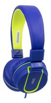 Fone De Ouvido Microfone Dobravel Oex Hs107 Azul Verde Fone De Ouvido Microfone Dobravel Oex Hs107 Azul Verde