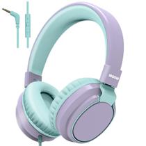Fone de ouvido MIDOLA Kids Wired Volume Limited Over Ear Purple Fone de ouvido MIDOLA Kids Wired Volume Limited Over Ear Purple