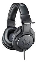 Fone de Ouvido Monitor Audio-Technica ATH-M20x Profissional Estúdio