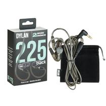 Fone De Ouvido Monitor De Palco In-ear Profissional Com 2 Drivers E Cabo Removível DE-225 Dylan Fone De Ouvido Monitor De Palco In-ear Profissional Com 2 Drivers E Cabo Removível DE-225 Dylan