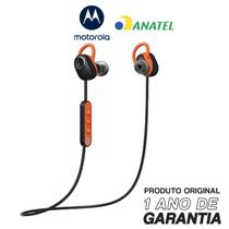 Fone De Ouvido Motorola Bluetooth Verve loop e Microfone Viva-Voz Preto e Laranja Fone De Ouvido Motorola Bluetooth Verve loop e Microfone Viva-Voz Preto e Laranja