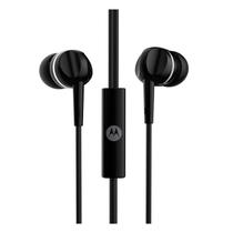 Fone De Ouvido Motorola Earbuds 105, Com Microfone - Preto Fone De Ouvido Motorola Earbuds 105, Com Microfone - Preto