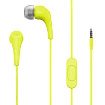 Fone De Ouvido Motorola Earbuds 2 Com Microfone E Isolamento De Ruído Verde Limão