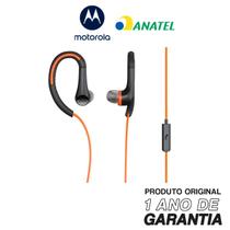 Fone de Ouvido Motorola Earbuds Sport com Microfone Intra-Auricular Conexão P2- Laranja