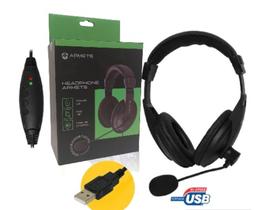 Fone de ouvido office pha01 conexão usb - armets