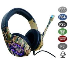 Fone de ouvido over-ear gamer Com Luz Rgb Led PC Games Fone de ouvido over-ear gamer Com Luz Rgb Led PC Games