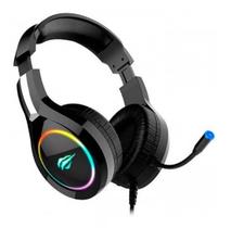 Fone De Ouvido Over-ear Gamer Havit H2232d 2xp2, Rgb - Preto