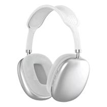 Fone de ouvido over-ear gamer sem fio Bluetooth P9 branco Fone de ouvido over-ear gamer sem fio Bluetooth P9 branco