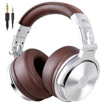 Fone de Ouvido Over-Ear OneOdio Studio com Fio e Microfone - Prata Fone de Ouvido Over-Ear OneOdio Studio com Fio e Microfone - Prata