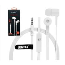 Fone de Ouvido P2 com Microfone X-Bass Lelong LE-0201 Cor:Branco Fone de Ouvido P2 com Microfone X-Bass Lelong LE-0201 Cor:Branco