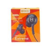 Fone de Ouvido P2 Hrebos Com Fio Extreme Sound