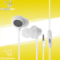 Fone de Ouvido P3 3,5mm com Fio Extra Bass e Microfone Som Estéreo Cabo 1m