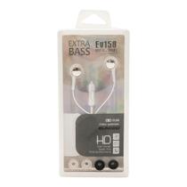 Fone de Ouvido P3 EV158 Branco - Elmcoei Fone de Ouvido P3 EV158 Branco - Elmcoei