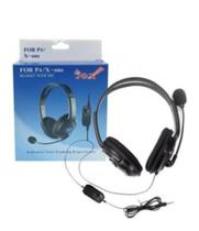 Fone de ouvido p4/x on Headset With Mic preto 14301