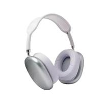 Fone de Ouvido P9 Branco Sem Fio Recarregável USB Bluetooth Redução de Ruído Ativo Botões de Controle com Microfone Fone de Ouvido P9 Branco Sem Fio Recarregável USB Bluetooth Redução de Ruído Ativo Botões de Controle com Microfone