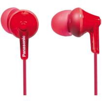 Fone de ouvido Panasonic Ergofit Sem MicroFone de ouvido RP-HJE125PPR Vermelho